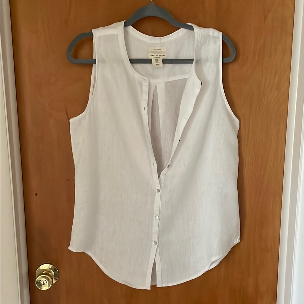 Christian Siriano White Blouse Top